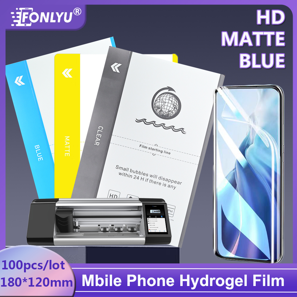 Flexible Tpu Film - FONLYU 100pcs Universal TPU HD Matte