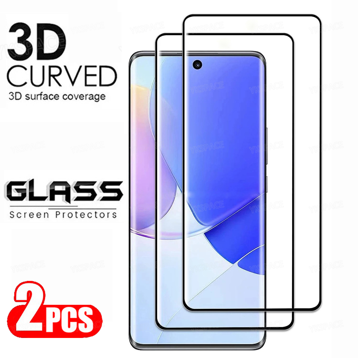 2Pcs 3D Curved Edge 9H HD Clea - огляд і ціна Curved Edge Screen