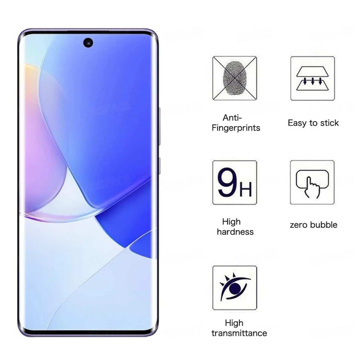 2Pcs 3D Curved Edge 9H HD Clea - огляд і ціна Curved Edge Screen