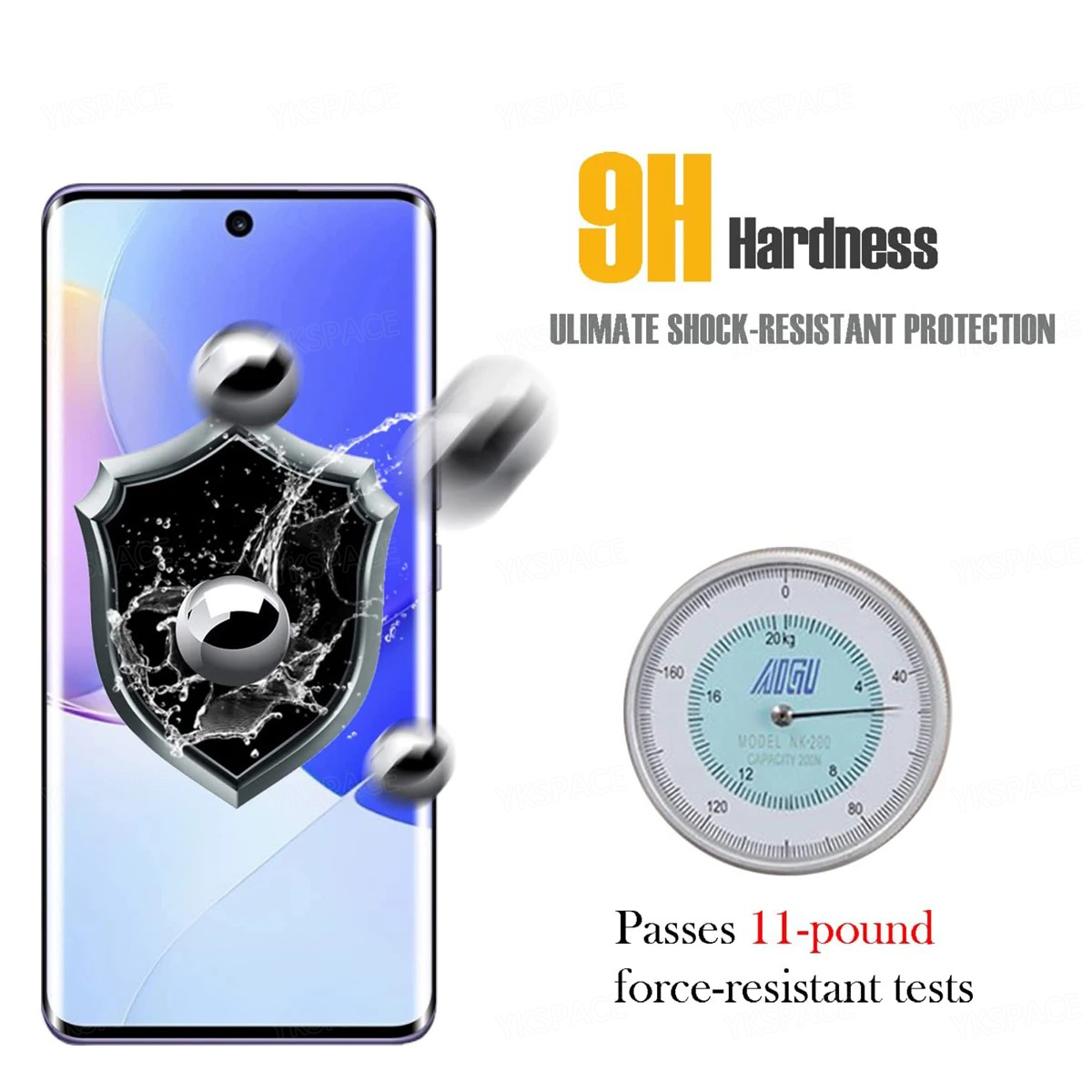 2Pcs 3D Curved Edge 9H HD Clea - огляд і ціна Curved Edge Screen
