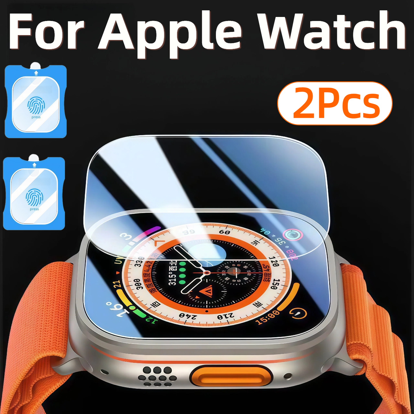 2Pcs 49mm For  Apple Watch Ult - огляд і ціна Screen Alignment Tool