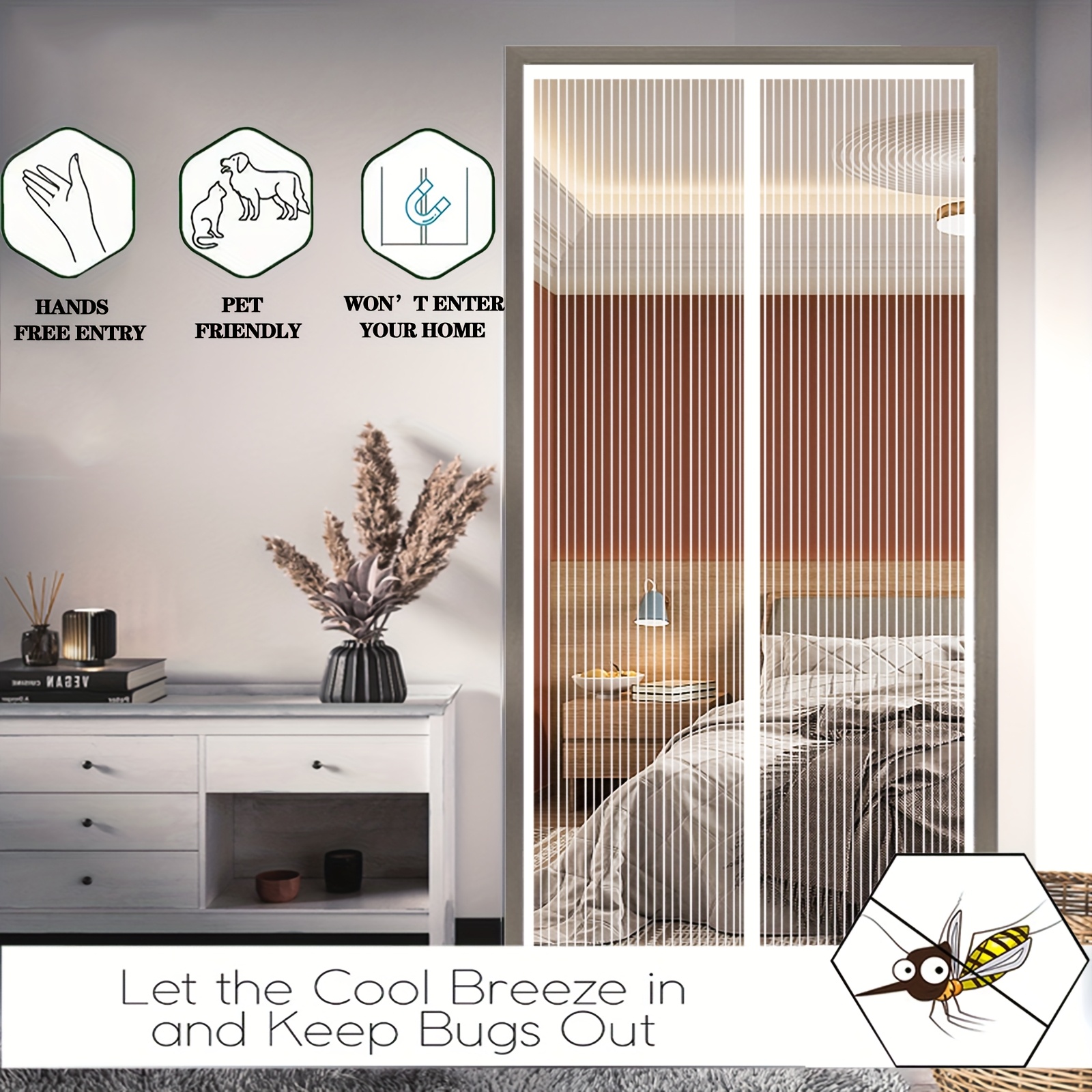 Auto-Close Magnetic Mosquito D - огляд і ціна Privacy Screen Protector