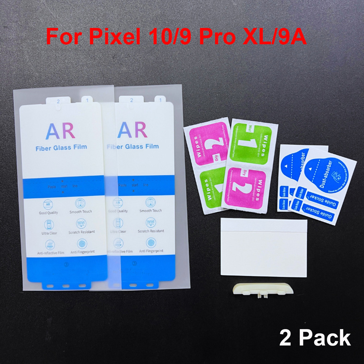 2Pcs AR Anti-Reflection PET Fi - огляд і ціна Screen Alignment Tool