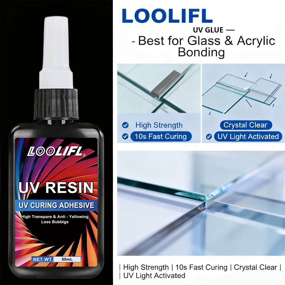 LOOLIFL UV Resin Kit With Mini - огляд і ціна Liquid Uv Glue Kit