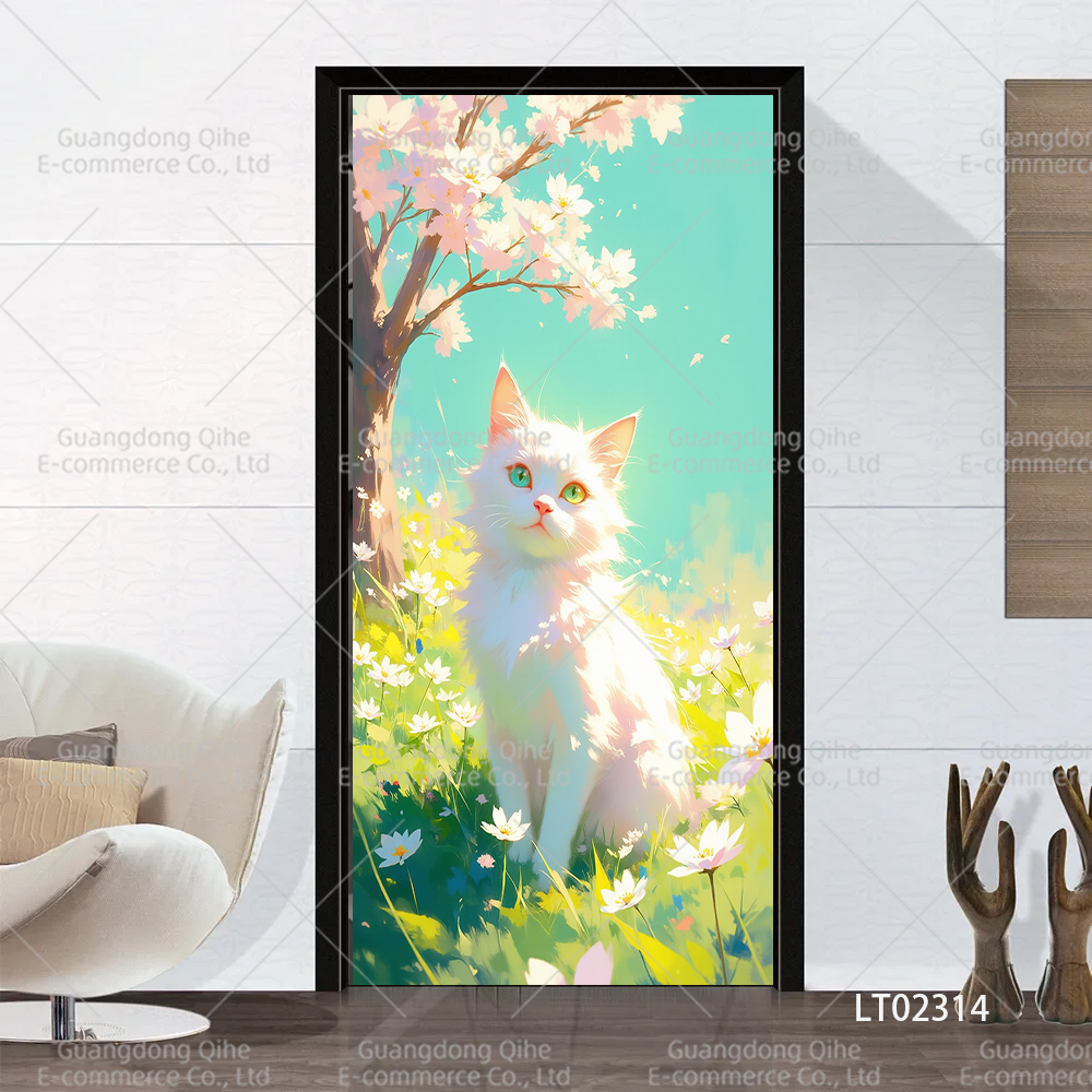 Tulip Cat Cherry Blossom Scene - огляд і ціна Full Cover Adhesive