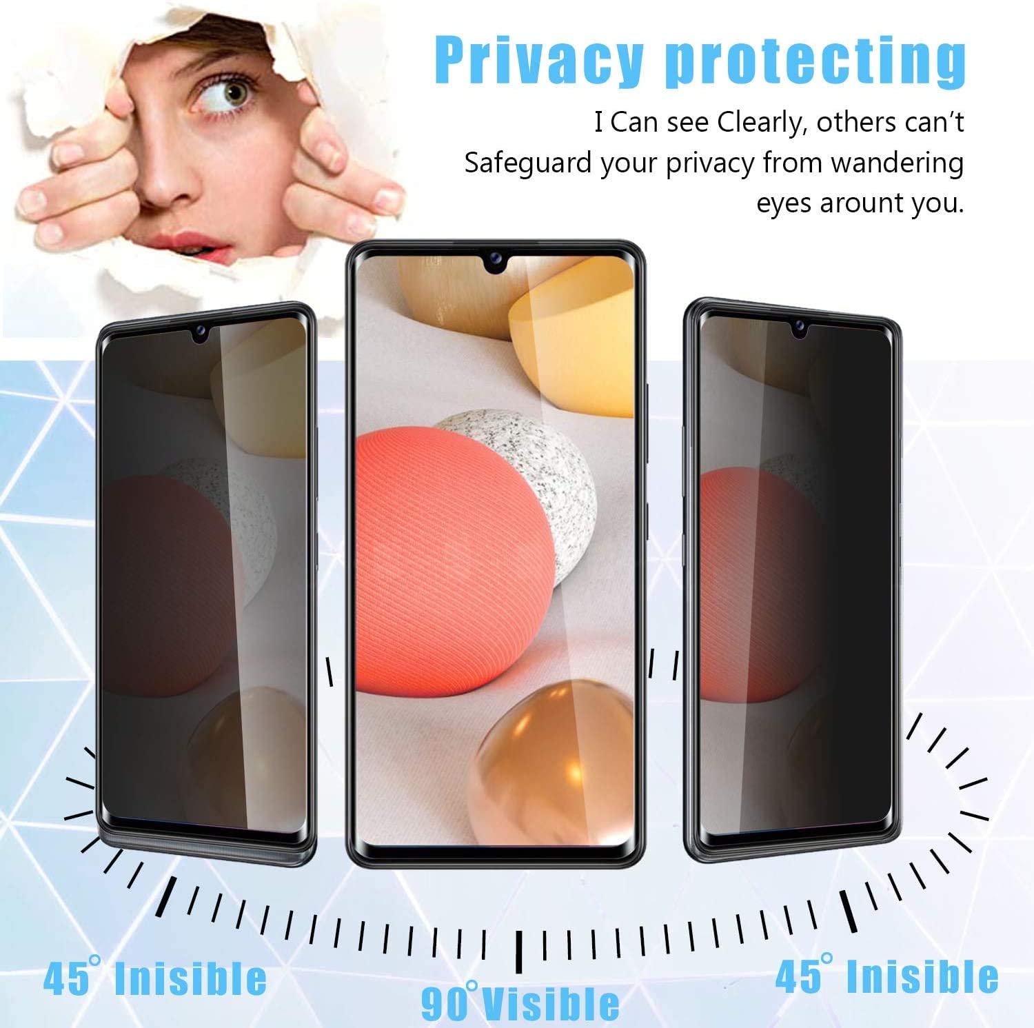 [2 Pack]Galaxy A15 5G Privacy  - огляд і ціна Privacy Filter 2Pack