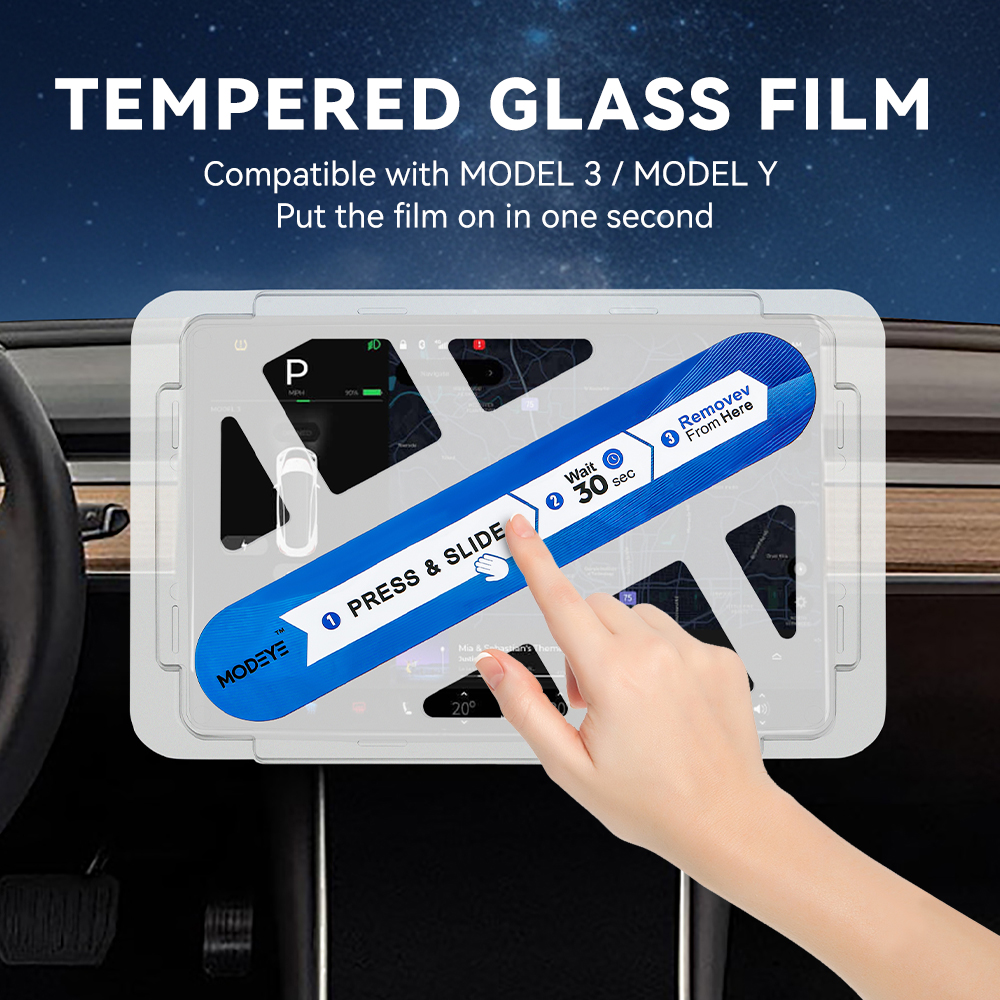 For Tesla Model 3 Y Car Naviga - огляд і ціна Glass Protector Auto