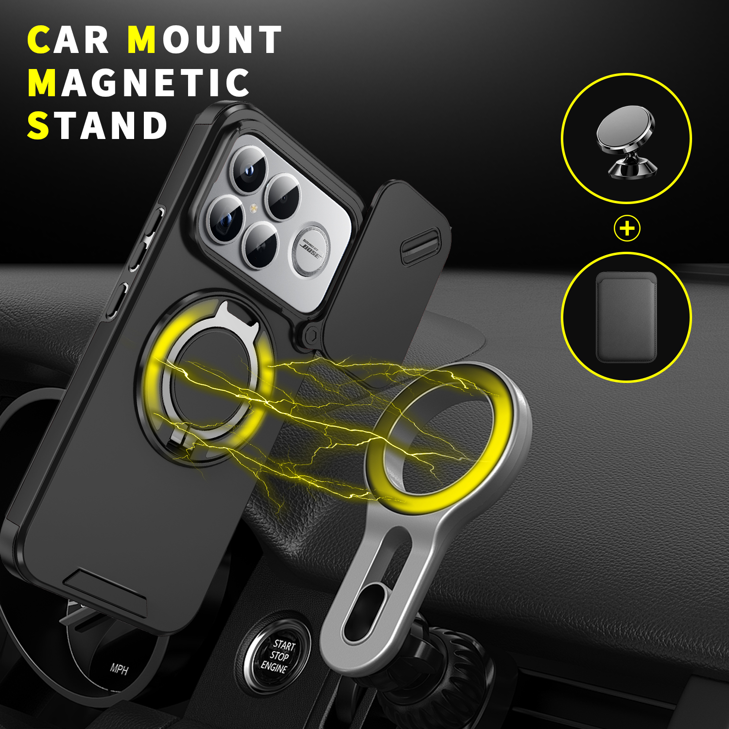 Magnetic Wireless Charging Rin - огляд і ціна Camera Lens Protector