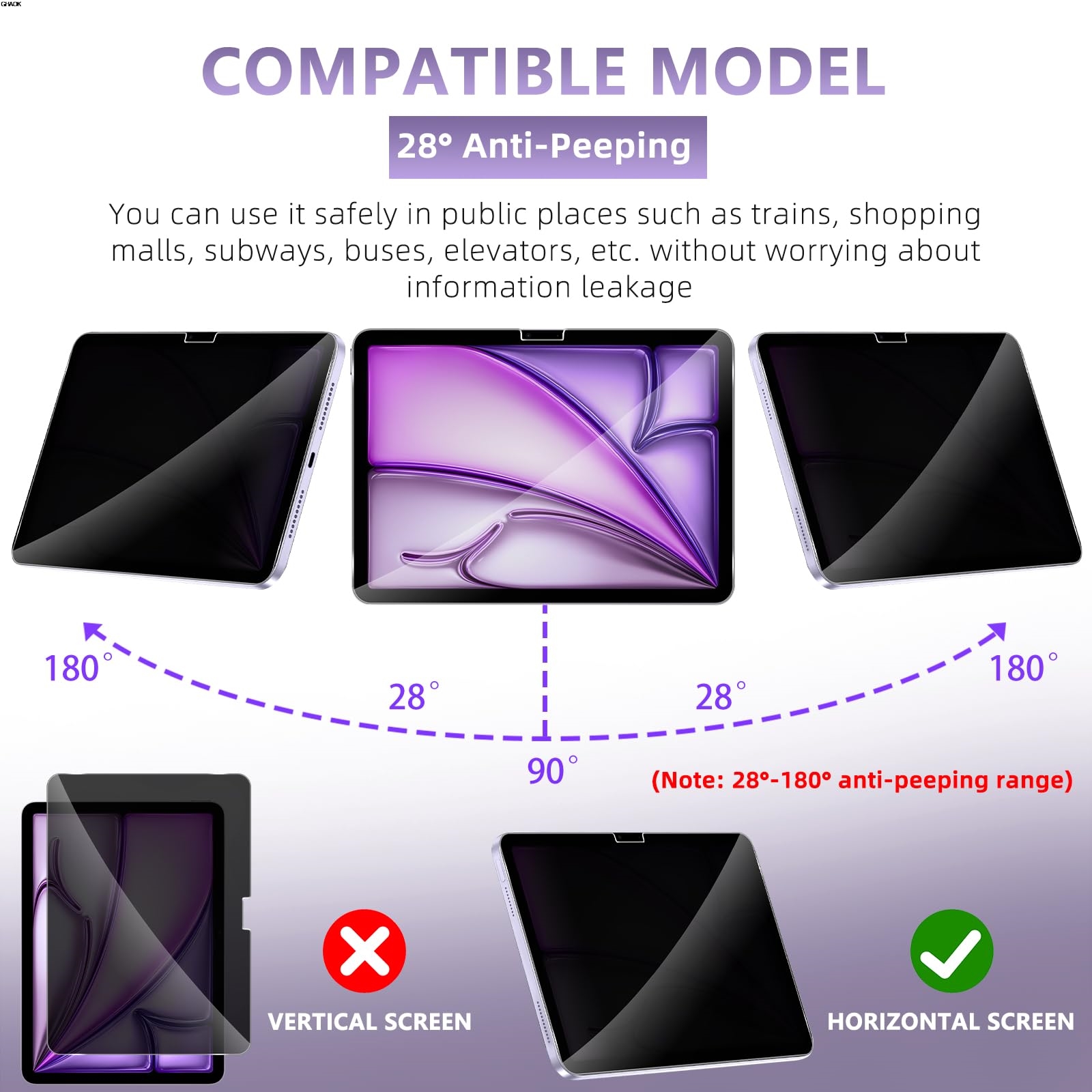 2 Way Privacy Anti-Spy Screen  - огляд і ціна Matte Anti Glare Screen