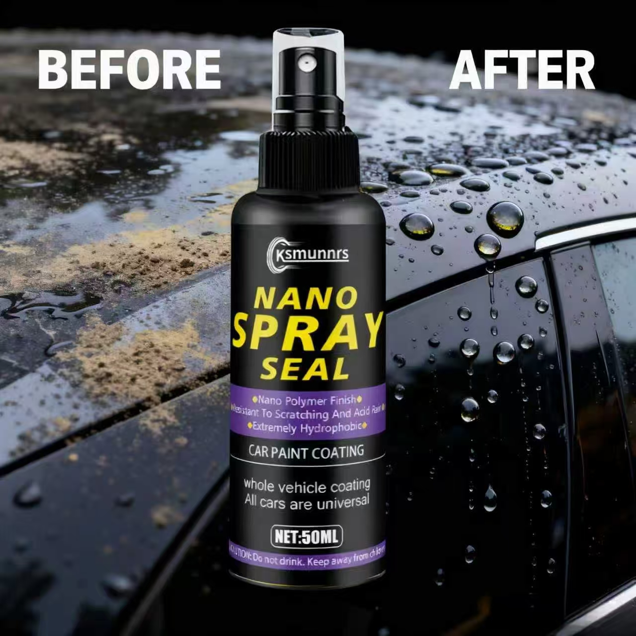Ksmumnrs Nano Spray Seal 50ML  - огляд і ціна Nano Liquid Coating