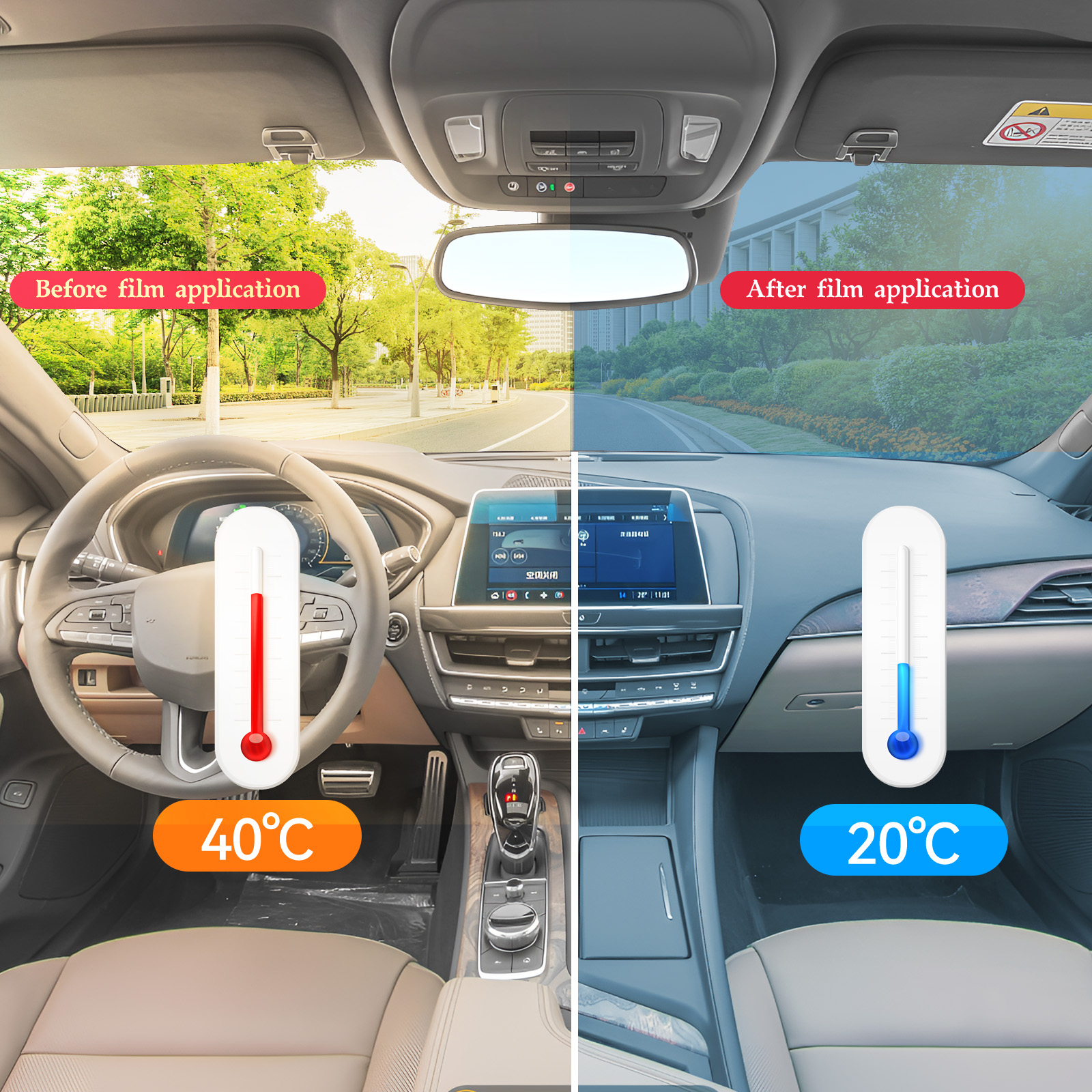 Precut Window Tint Car for Nis - огляд і ціна Privacy Screen Protector