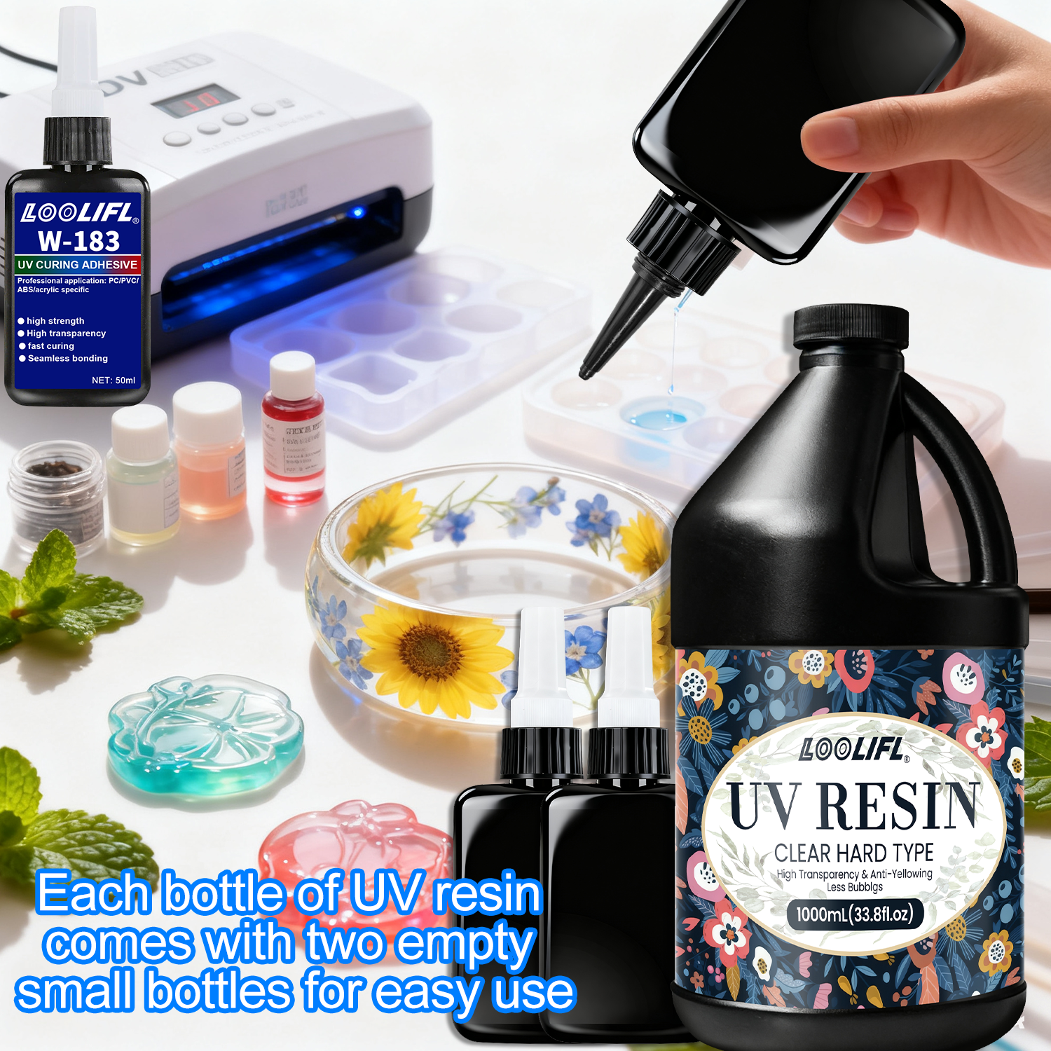 Hot Sell UV Hard Resin Adhesiv - огляд і ціна Liquid Uv Glue Kit