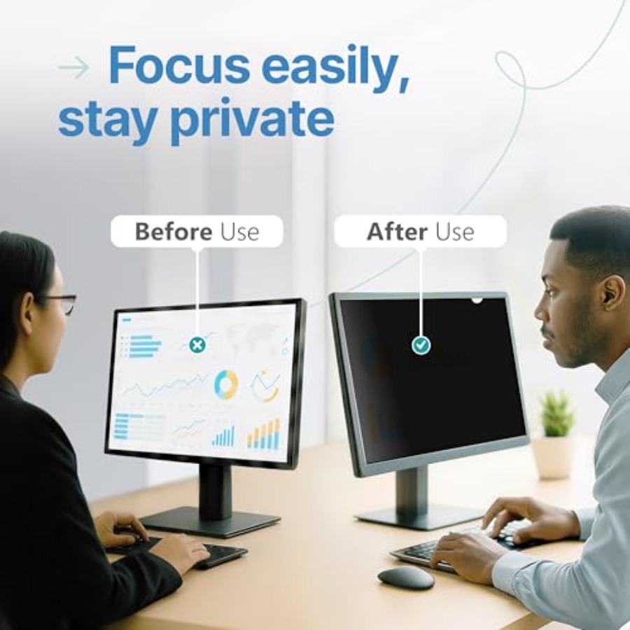 2 Pack 22 Inch 16:9 Privacy Sc - огляд і ціна Privacy Filter 2Pack